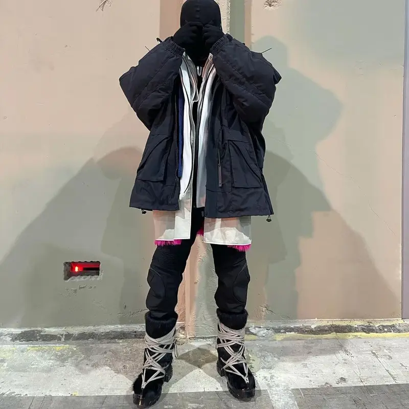 Playboi Carti outfit in Balenciaga, Vetements, and Rick Owens, 2021