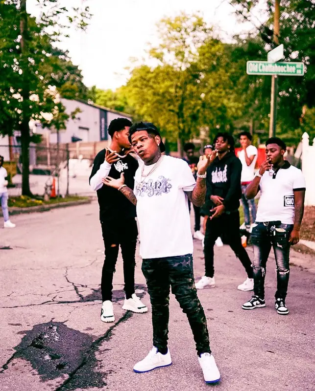 Rylo Rodriguez outfit in Chemist, Nike, and Amiri, 2021