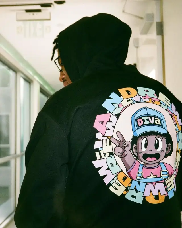 Ishod Wair outfit in Diva In The USA and Andrew Down Town, 2021