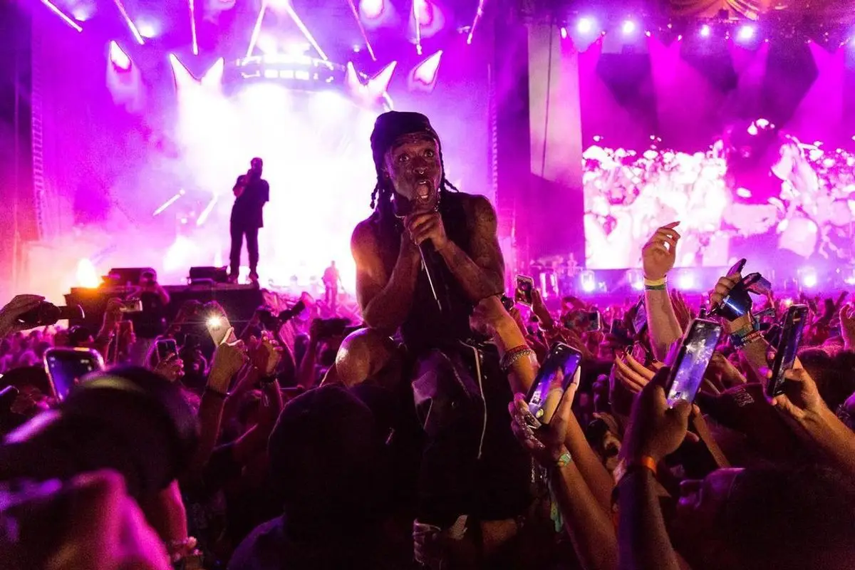 Lil Uzi Vert outfit in Rick Owens and Arc'teryx, 2021