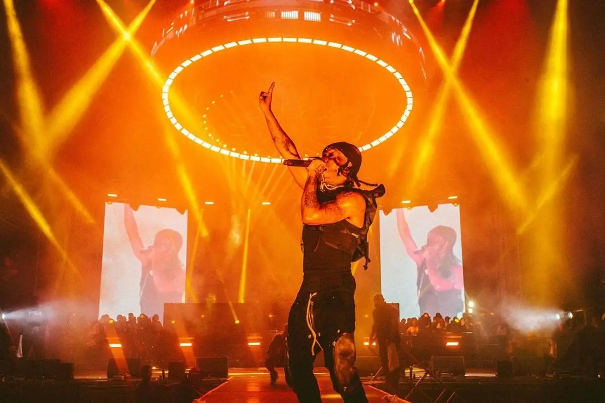 Lil Uzi Vert outfit in Rick Owens and Arc'teryx, 2021