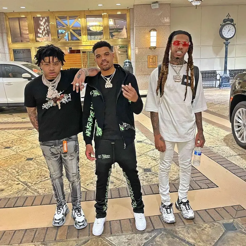 No Cap outfit in Amiri, Giovanni La Venganza, and Balenciaga, 2021