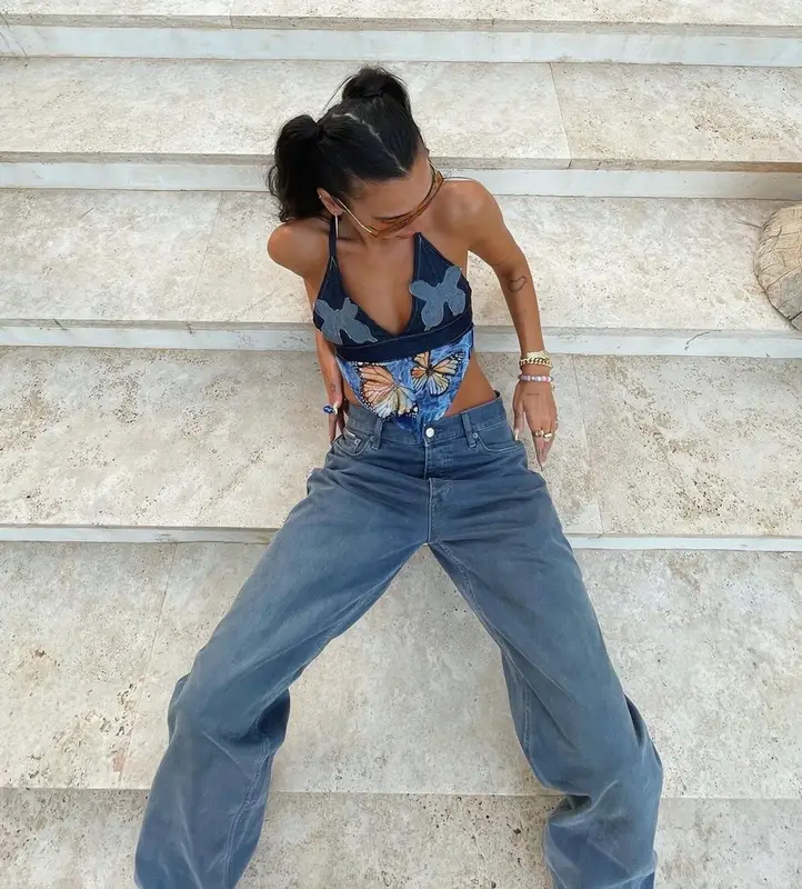 Dua Lipa outfit in Yung Reaper, Kaleos Barbarella, and Dans Les Rues, 2021