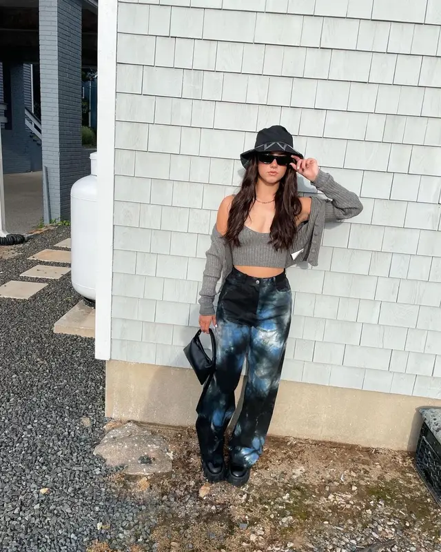 Charli D'Amelio outfit in Simon Miller and Prada, 2021