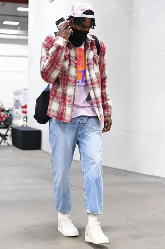 Terance Mann outfit in Visionary Society, Vintage, and Levi’s, 2021