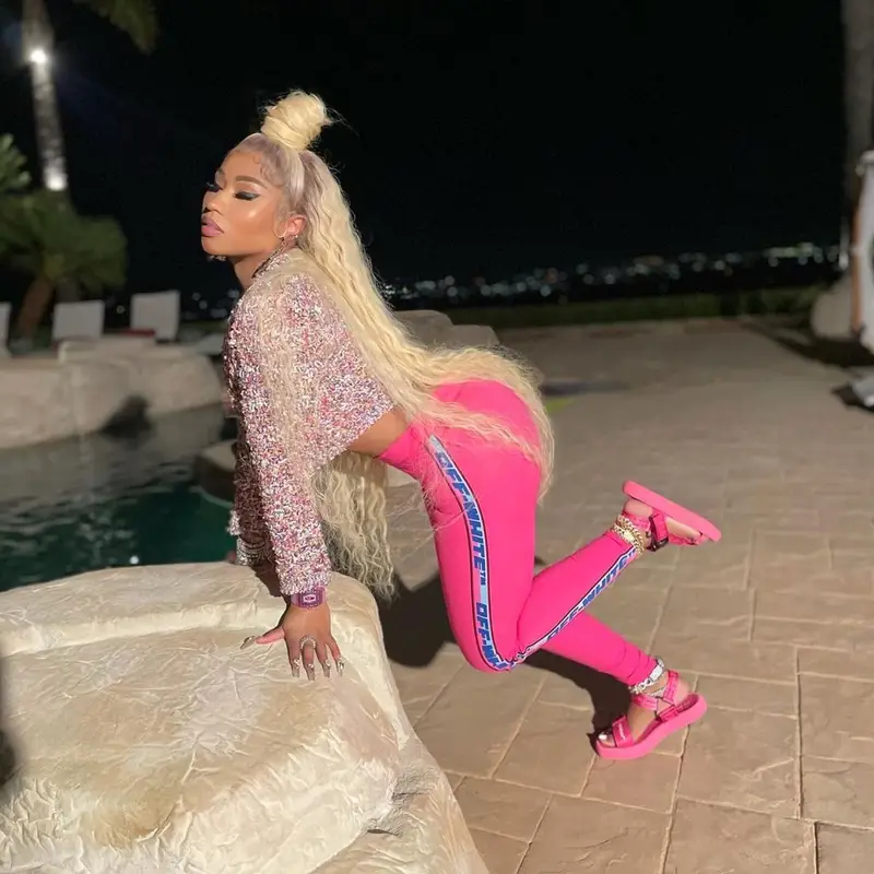 Nicki Minaj outfit in Off-White, 2021