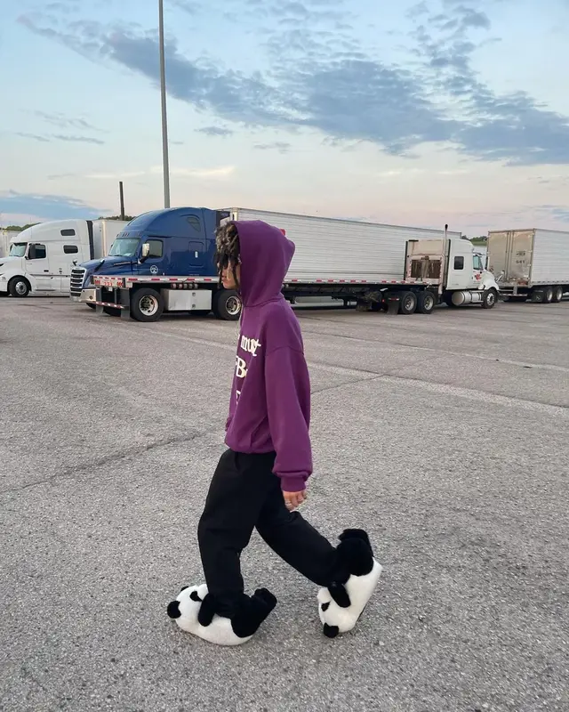 Iann Dior outfit in Cactus Plant Flea Market, Spider Worldwide, and Kanye West Merch, 2021