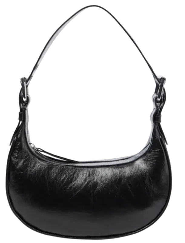 By Far Soho Leather Shoulder Silver Bag $595