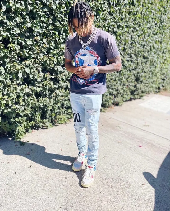 DDG outfit in Amiri and Jordan, 2021