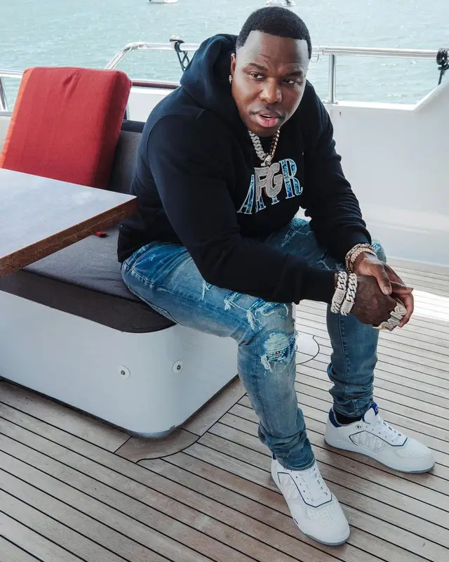 BandMan Kevo outfit in Amiri and Dior, 2021