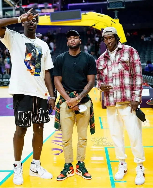 Jaren Jackson Jr. outfit in Heron Preston, Rhude, and Nike, 2021