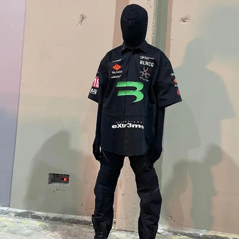 Playboi Carti outfit in Balenciaga and Kanye West Merch, 2021