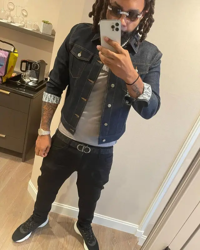 Money Man outfit in Dior, 2021