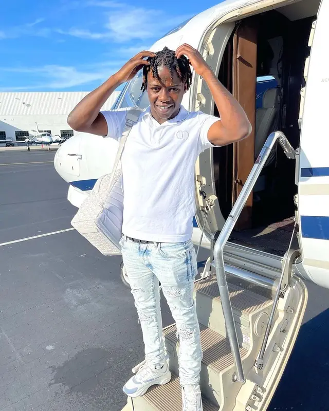 Jackboy outfit in Amiri and Dior, 2021
