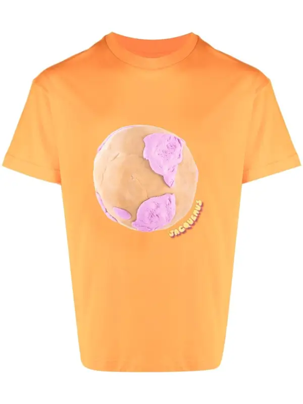 Jacquemus Le Monde Short-Sleeve Orange T-Shirt $179