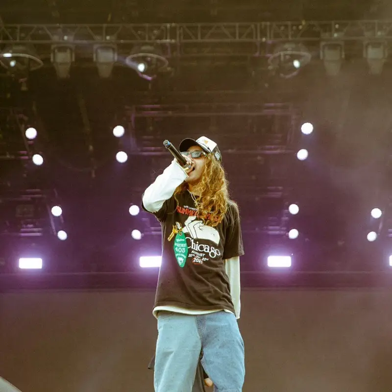 Yung Pinch outfit in Apartment 403 and Troubled Humans, 2021