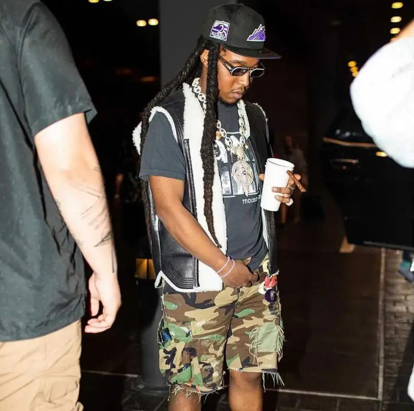 Takeoff outfit in Troubled Humans, 2021
