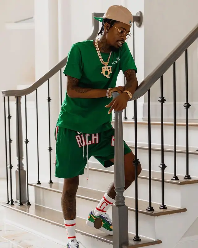 Rich Homie Quan outfit in GOAT & Co.™️ and Bape, 2021