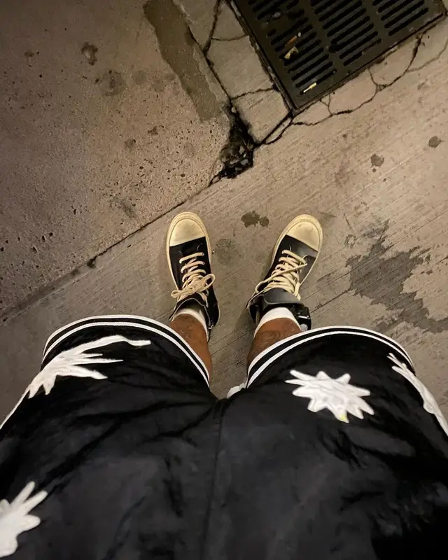 Yak Gotti outfit in Kapital, Billionaire Boys Club, and Rick Owens, 2021
