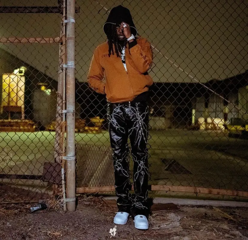 Chief Keef outfit in Fuck The Population, Infiniti, and Nike, 2021