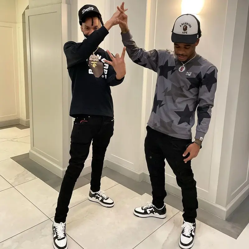 Stunna 4 Vegas outfit in Bape, 2021