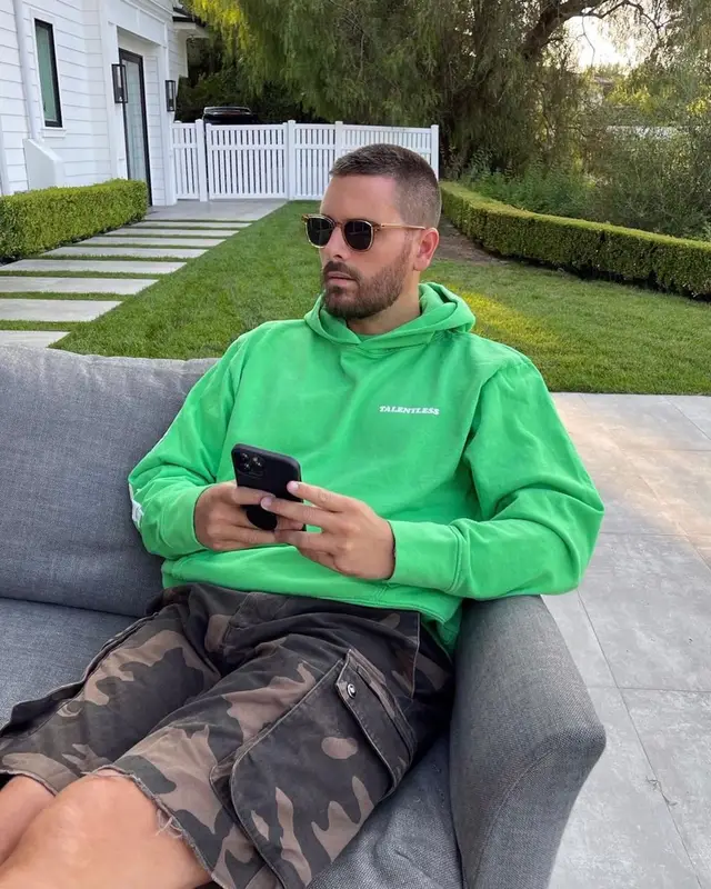 Scott Disick outfit in Talentless, 2021