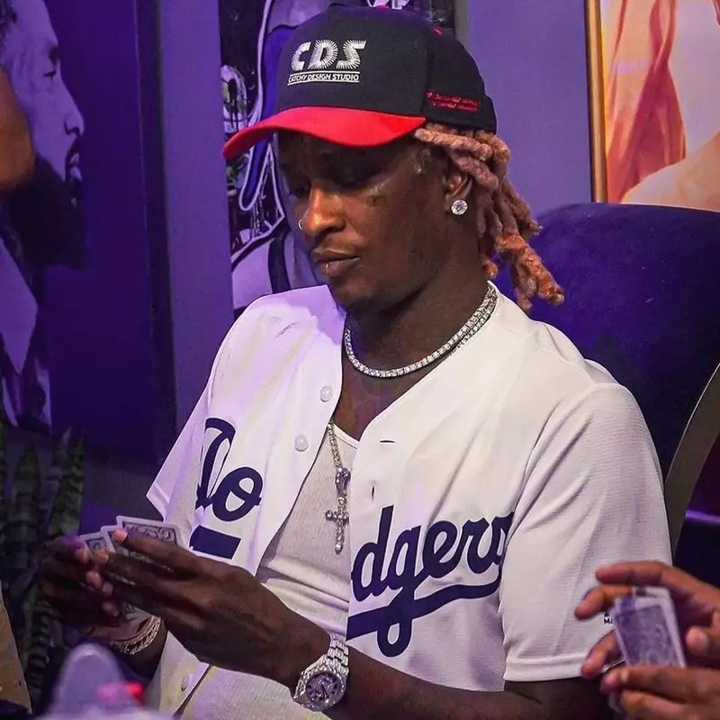 Young Thug outfit in Catchy Design Studio, 2021