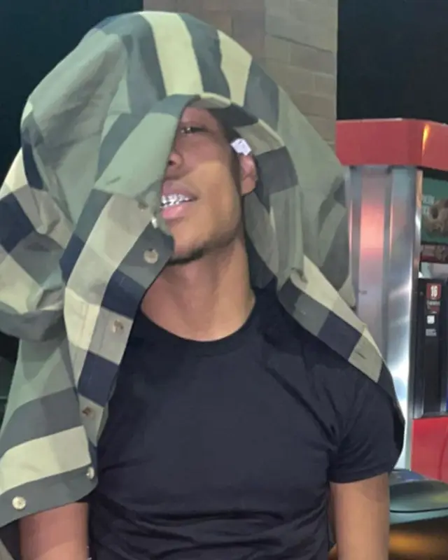 Nardo Wick outfit in Burberry and Amiri, 2021