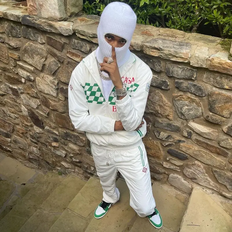 Key Glock outfit in Casablanca and Nike, 2021