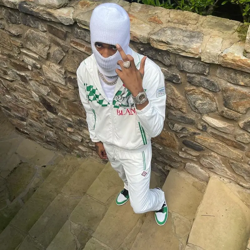Key Glock outfit in Casablanca and Nike, 2021