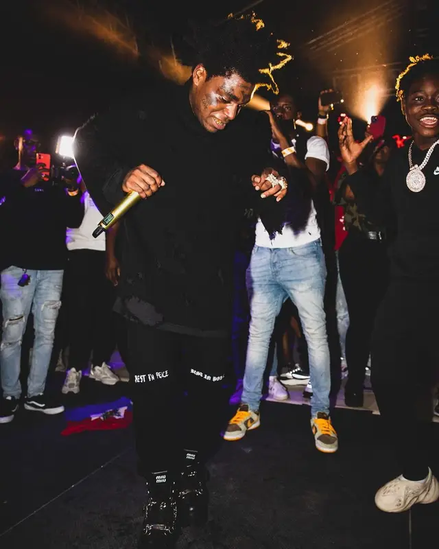 Kodak Black outfit in Balenciaga, Rta, and Miu Miu, 2021