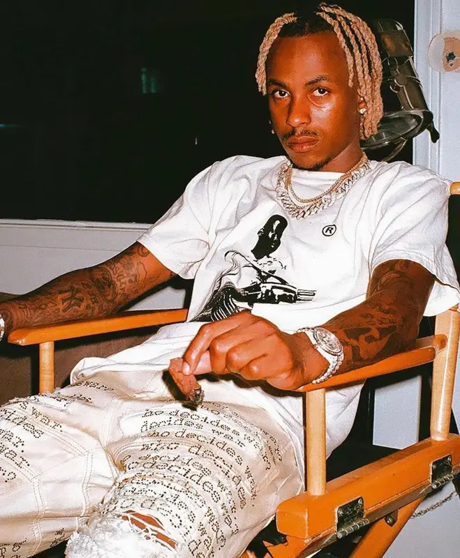Rich The Kid outfit in Demonites, 2020