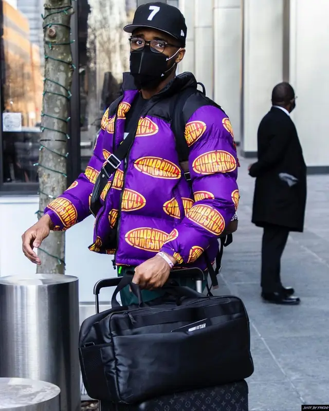 Donovan Mitchell outfit in Numbskull , 2021
