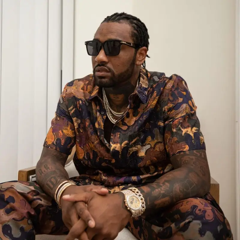 John Wall outfit in Peter Doig, Nike, and Dior, 2021