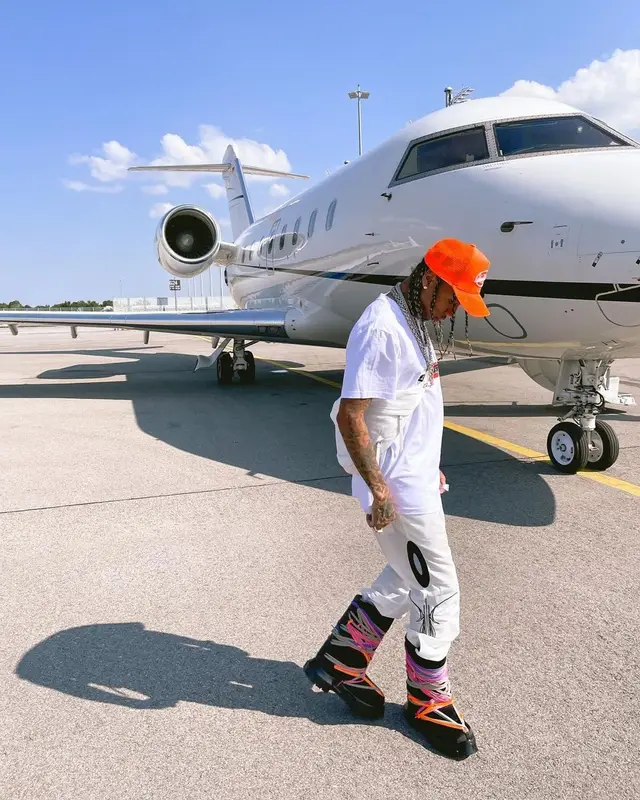 Tyga outfit in Code, 2021
