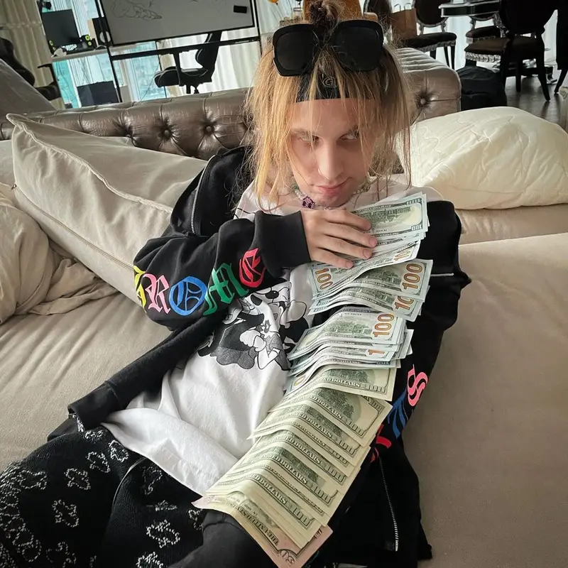 PLOHOYPAREN outfit in Chrome Hearts, Amiri, and Gucci, 2021