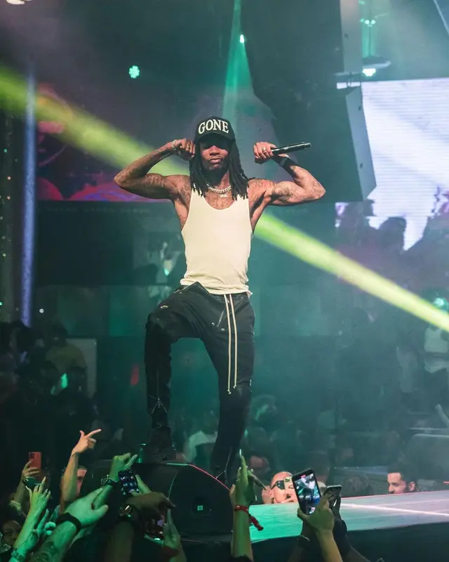 Wiz Khalifa outfit in Rick Owens and Fresh I Am, 2021
