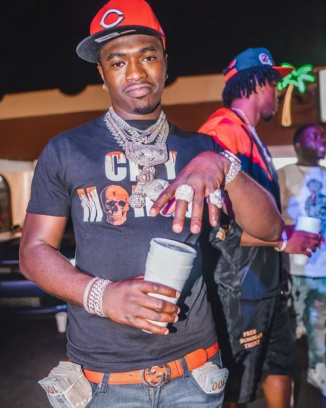 Bankroll Freddie outfit in Vlone, Jordan, and Gucci, 2021