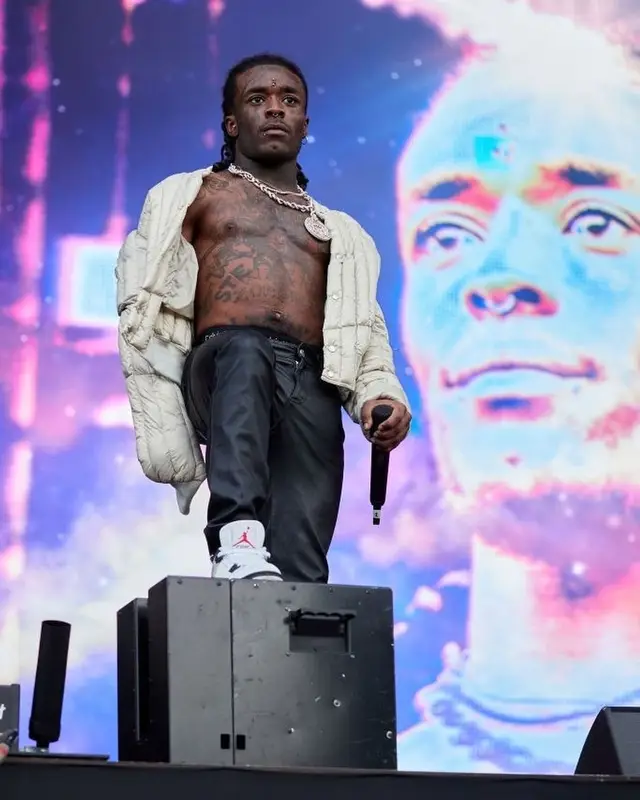 Lil Uzi Vert outfit in Rick Owens, 1017 Alyx 9SM, and Calvin Klein, 2021