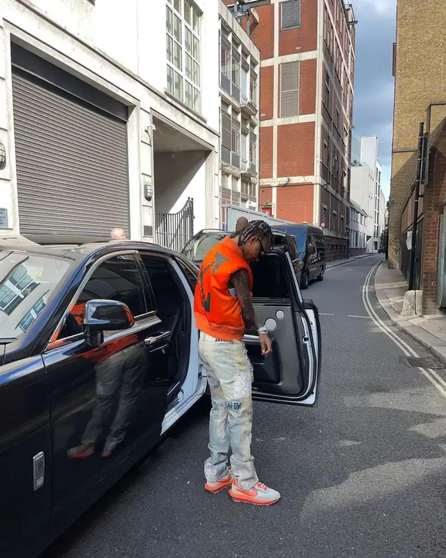 Swae Lee outfit in Off-White, Who Decides War, and Chanel, 2021
