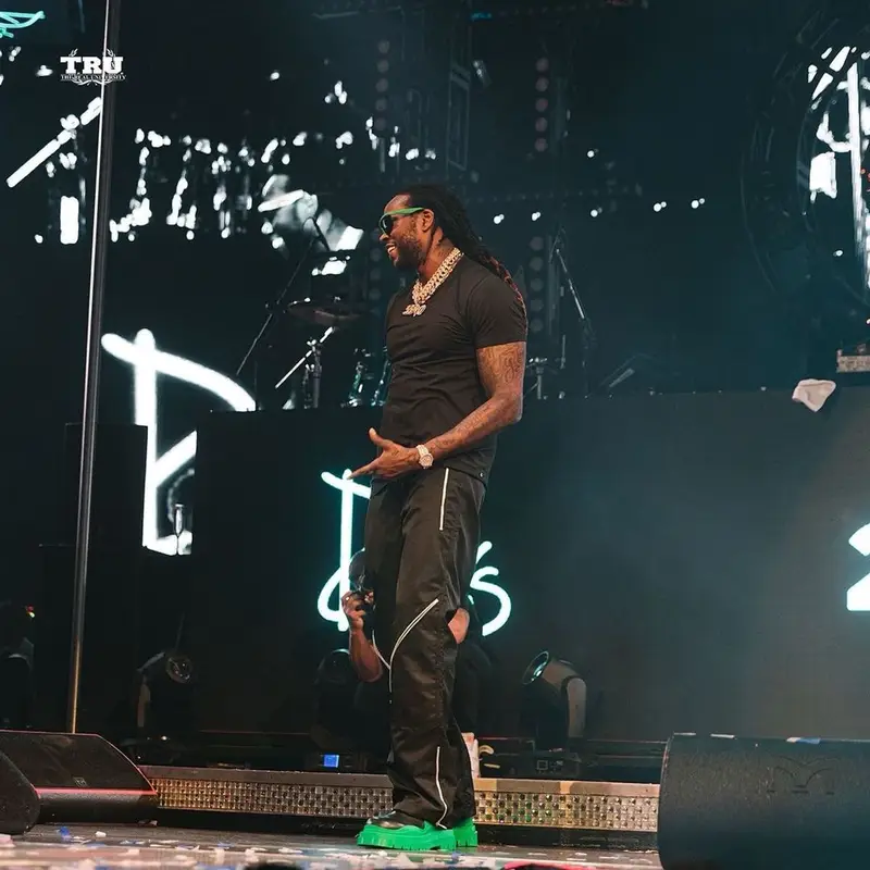 2 Chainz outfit in Bottega Veneta, 2021