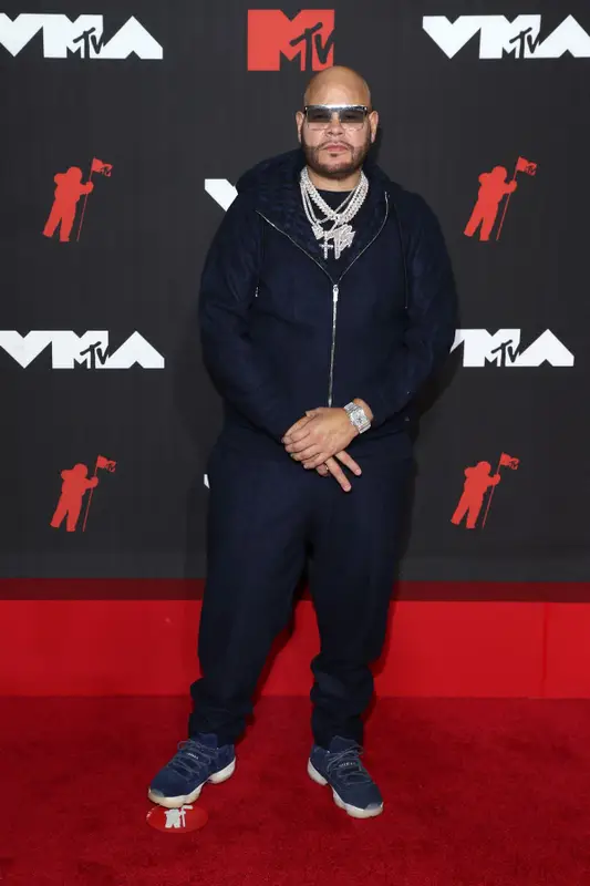 Fat Joe outfit in Dior, Jordan, and Tom Ford, 2021