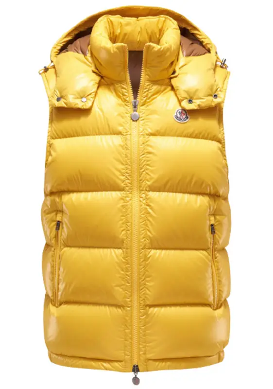 moncler hooded body warmer