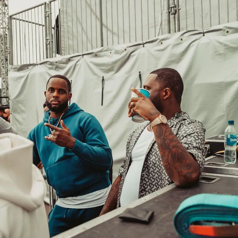 Headie One outfit in Burberry and Nike, 2021