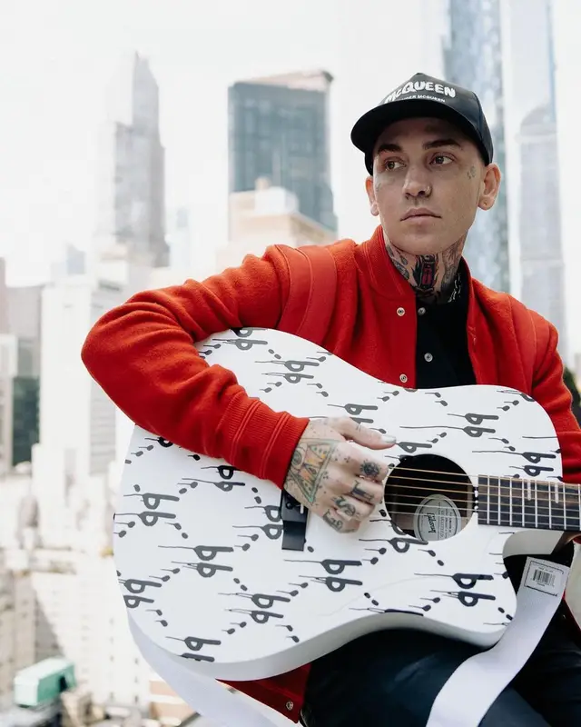 Blackbear outfit in Givenchy, Rick Owens, and Alexander McQueen, 2021