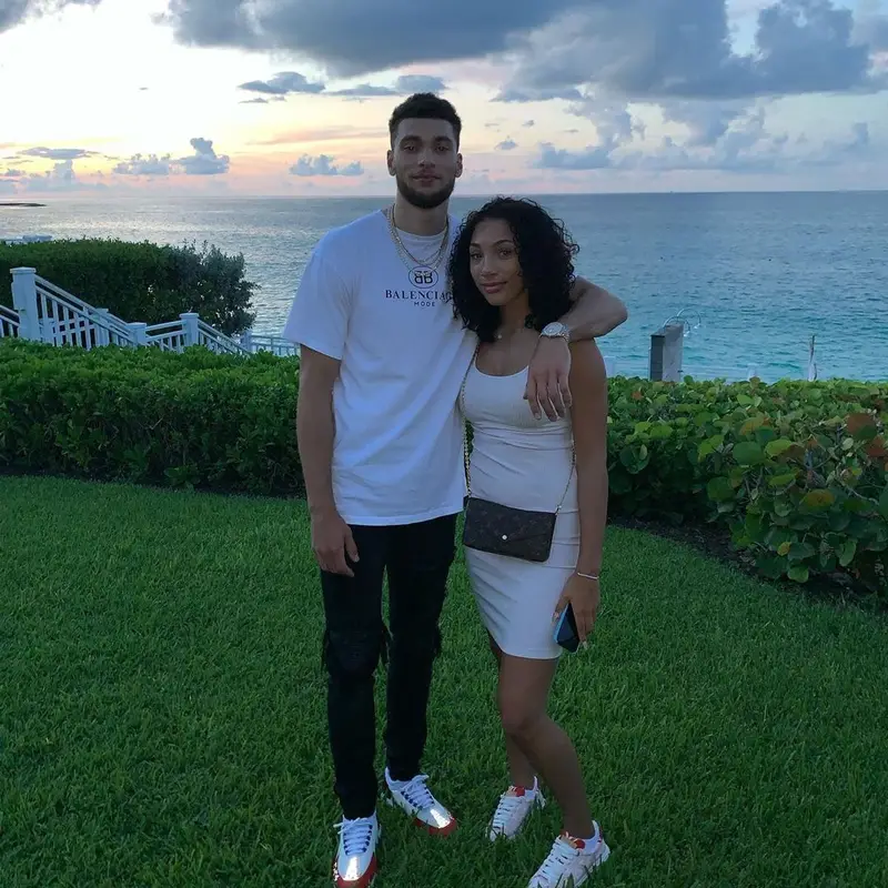 Zach LaVine outfit in Balenciaga, Amiri, and Versace, 2021