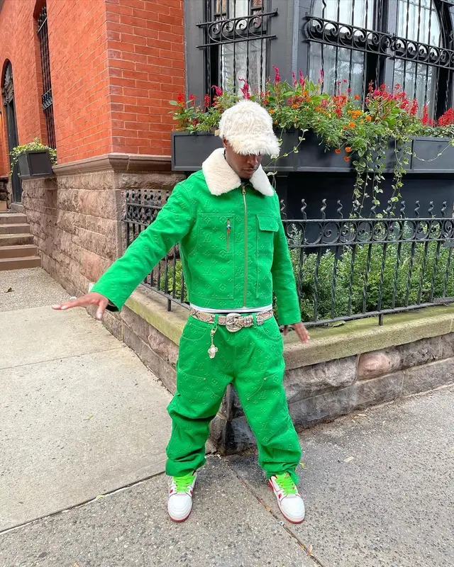 Bloody Osiris outfit in Louis Vuitton and Givenchy, 2021