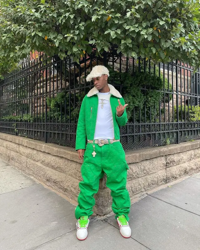 Bloody Osiris outfit in Louis Vuitton and Givenchy, 2021