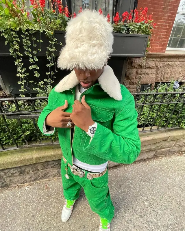 Bloody Osiris outfit in Louis Vuitton and Givenchy, 2021