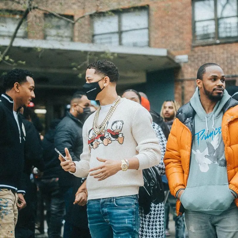 Lil Bibby outfit in Nodisturbance, 2021